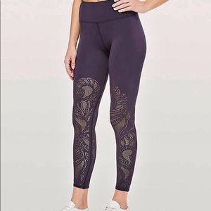LULULEMON REVEAL 7/8 LEGGING DEEP PURPLE 2